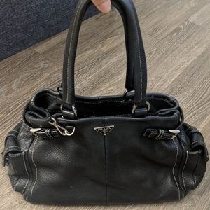 Prada Black Leather Handbag